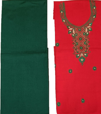 Vrinde Wool Embroidered Salwar Suit Material
