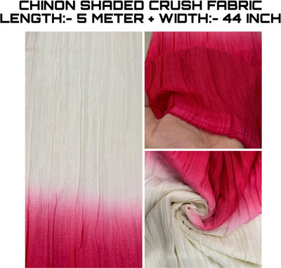 KRISHNAM TRENDS Silk Blend Colorblock Multipurpose Running Fabric