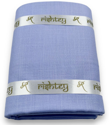 RSIHTEY Cotton Blend Solid Shirt Fabric