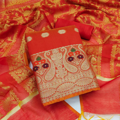 Winza Designer Jacquard Printed Salwar Suit Material