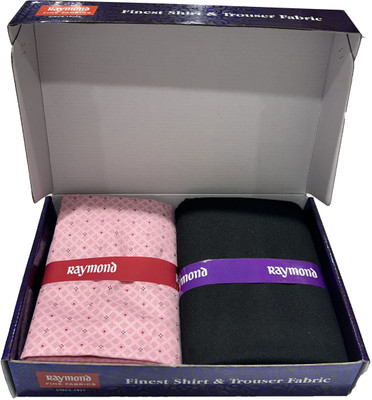 Raymond Cotton Blend Solid Shirt & Trouser Fabric
