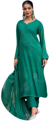 ShEmpire Wool Printed Salwar Suit Material