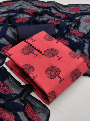 Wonaya Fab Cotton Blend Printed Salwar Suit Material
