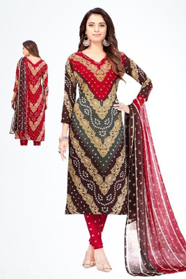 BHUMIKA CREATION Crepe Solid, Striped Salwar Suit Material