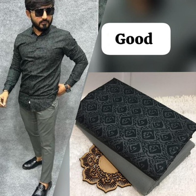 Jay Khodiyar Fashion Polycotton Printed Shirt & Trouser Fabric