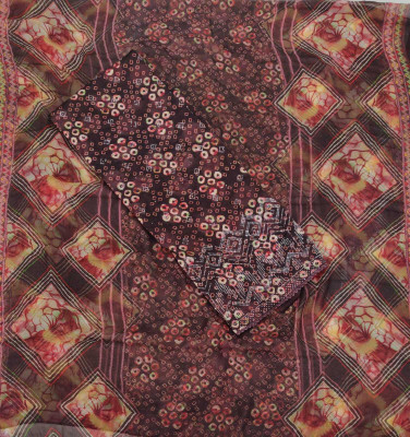 ADAB SAREES Crepe Printed Salwar Suit Material