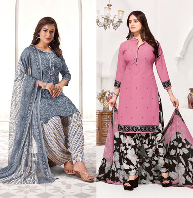 SEWDHAGA Crepe Self Design Salwar Suit Material