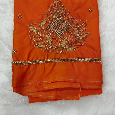 cutyfab Art Silk Embroidered Blouse Material