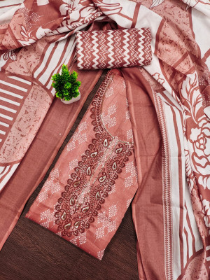 HMP Fashion Cotton Blend Printed Salwar Suit Material