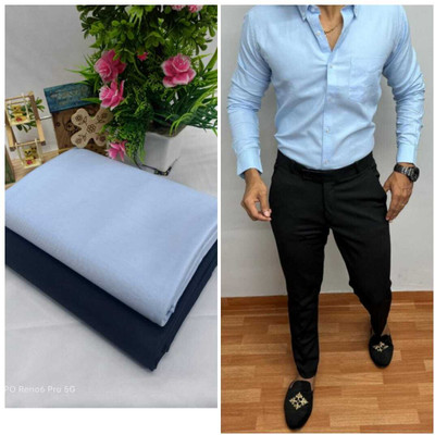 MAAHI STYLISH FASHION Cotton Blend Printed Shirt & Trouser Fabric