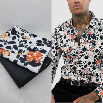 NILKHANTHFABRIC Polycotton Printed Shirt & Trouser Fabric