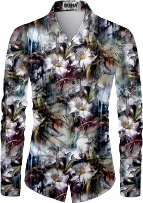BuhaTrade Polycotton Printed Shirt Fabric
