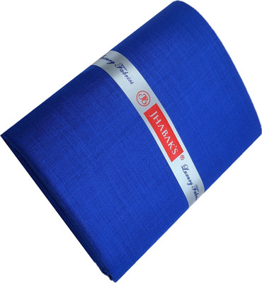 JHABAK'S Cotton Blend Solid Shirt Fabric