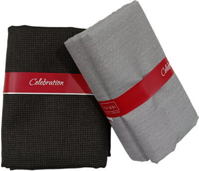 Arvind Cotton Blend Solid Shirt & Trouser Fabric