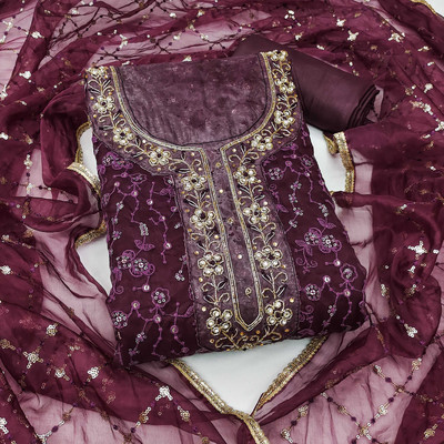Jaipur Kurti Polyester Floral Print Salwar Suit Material