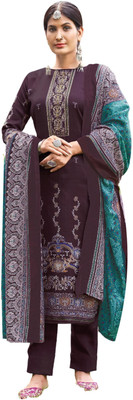Rosniya Wool Printed Salwar Suit Material