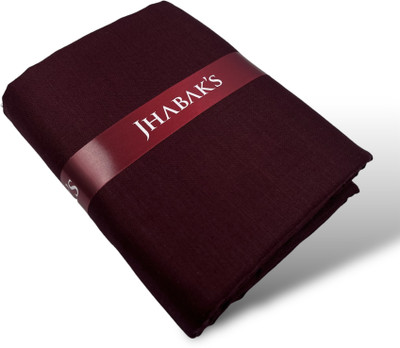 JHABAK'S Pure Cotton Solid Shirt Fabric