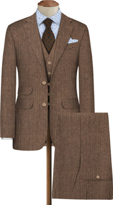 Bigreams Wool Geometric Print Suit Fabric
