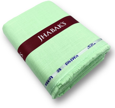 JHABAK'S Pure Cotton Solid Shirt Fabric