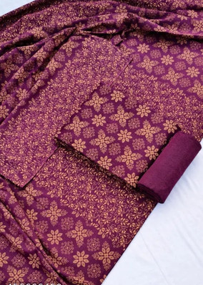 ABCOLLECTION Wool Printed Salwar Suit Material