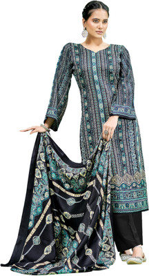 DRAVINAM Trends Wool Printed Salwar Suit Material