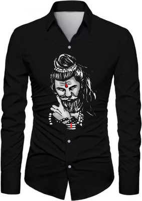 RUDRYAN COLLECTION Polyester Printed Shirt Fabric