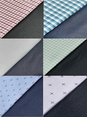 royati feb Cotton Blend Checkered Shirt & Trouser Fabric