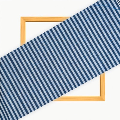Qashida Khadi Cotton Striped Shirt Fabric