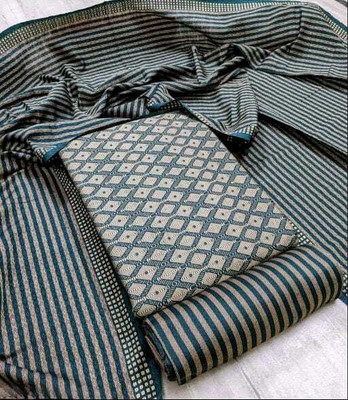 ALISHA CREATIONS Wool Printed Kurta & Palazzo Material