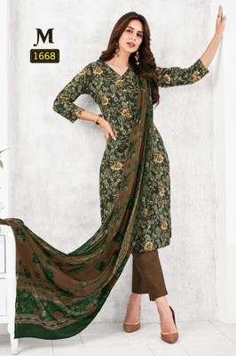 nayan Crepe Printed Salwar Suit Material