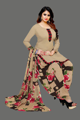 ANIRAV Crepe Printed Salwar Suit Material