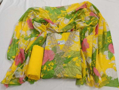 Shree paras creation Pure Cotton Floral Print Salwar Suit Material