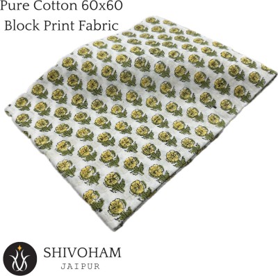 SHIVOHAM Pure Cotton Floral Print, Printed, Self Design Shirt Fabric