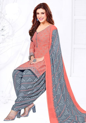 Surat Honeyfashion Crepe Printed Salwar Suit Material