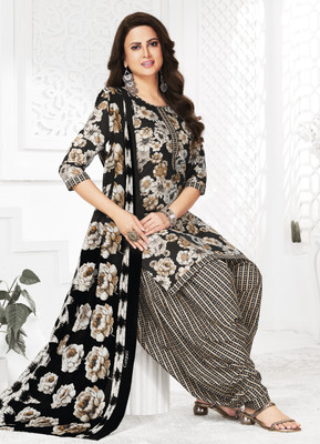 Simmu Pure Cotton Floral Print Salwar Suit Material