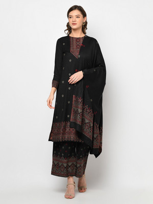 HouseOfCommon Wool Self Design Kurta & Palazzo Material