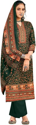 The Jazzbaat Wool Printed Salwar Suit Material