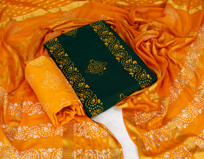 FABZOID Pure Cotton Printed Salwar Suit Material