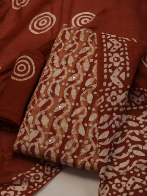Meena Bazaar Cotton Blend Printed Salwar Suit Material