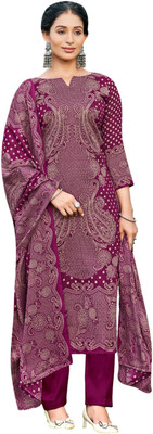 ShEmpire Wool Printed Salwar Suit Material