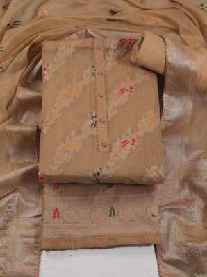 Tavas Art Silk Self Design Salwar Suit Material