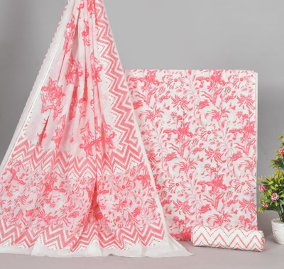 NISHIRE Pure Cotton Printed Salwar Suit Material