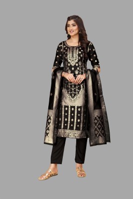 ARISHTA Art Silk Self Design Kurta & Palazzo Material