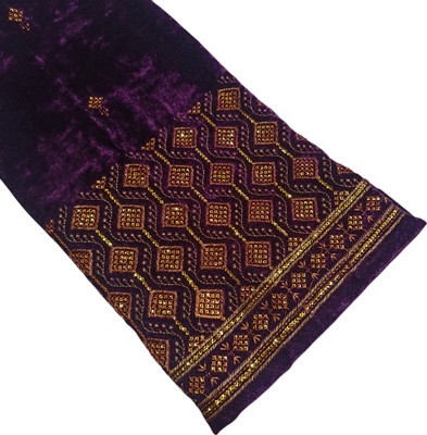 A R J FASHION Silk Blend Embroidered Blouse Material