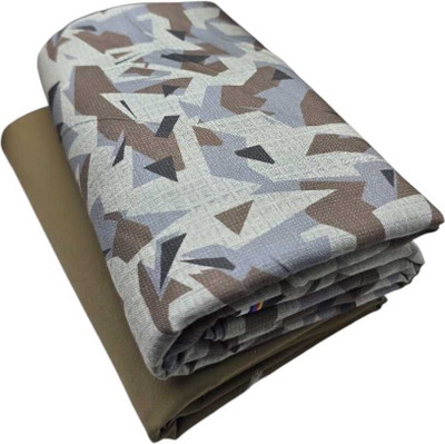 ADITYAENTERPRISE Cotton Blend Graphic Print Shirt & Trouser Fabric