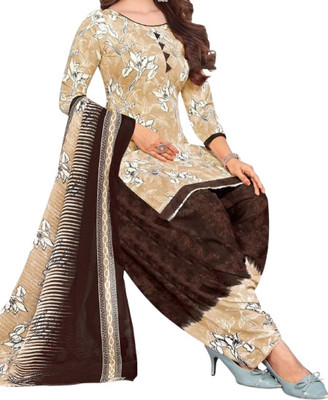 Peachmode Crepe Printed Salwar Suit Material
