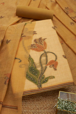 soch Chanderi Embroidered Salwar Suit Material