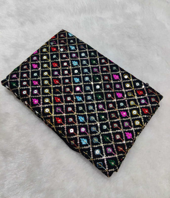 SoniImpax Georgette Embroidered Blouse Material