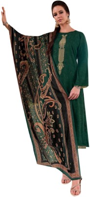 Rosniya Wool Embroidered Kurta & Palazzo Material