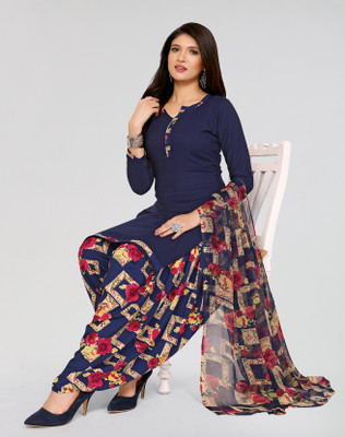 Kaan Crepe Paisley Salwar Suit Material